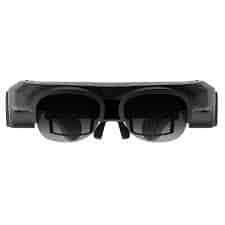 man draagt third-eye AR-bril